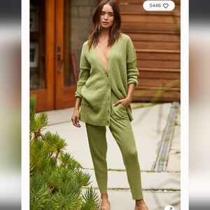 FP Beach Maiya Sweater Set Green